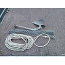 Pflugschar Anker verzinkt 72 x 23 x 28cm, 5m Kette, 14,7m...
