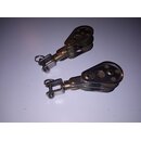 2x VA Doppelblock Wirbel Tau bis  8mm, Tufnol Scheiben ...
