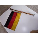 Flaggenstock Holz 60cm,  23mm, Fu 4,5 x 7,5, Flagge 44...