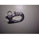 Messing Chrom Patentschekel ca. 50mm gebraucht