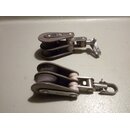2x Tufnol Doppel Block incl Wirbel, 113/ 137mm lang,...
