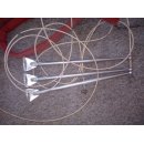 6 x Relingsttze 60cm VA  25mm, Fu Alu 8 x 6cm, 2x...