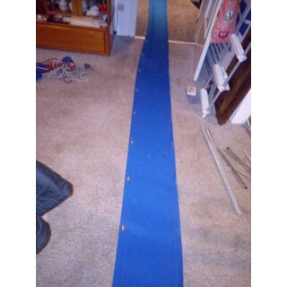 Rollfockkleid 706cm x 31cm aus Stoff gebraucht, kein...