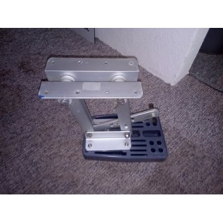 Alu Klapphalterung bis 10PS Gebraucht, Das Brett ist ca. 28,5cm breit 18cm hoch 4,5cm stark Kunststoff