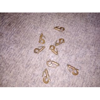 8x Messing Starkreiter Schweden ca. 45mm gebraucht