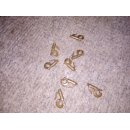 8x Messing Starkreiter Schweden ca. 45mm gebraucht