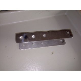Ruderkopf Beschlag fr hochklappbare Pinne VA Gebraucht 22cm lang, Innen 62mm breit