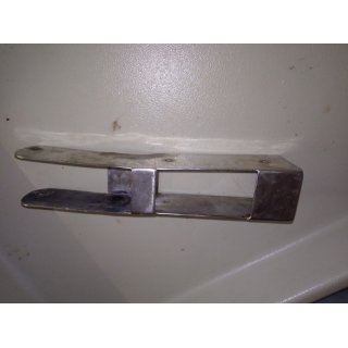 Ruderkopf Beschlag fr hochklappbar Pinne 25cm lang, Innen 45mm breit auf 41mm schmaler werdend  Gebraucht