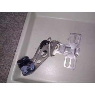 Fublock Drehteller auf VA Platte Groschot Unterblock Tau bis  10mm die Platte 15,5 x 5 Bzw. 16cm gebraucht