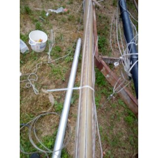 Alu Mast Jaguar 22, 8m incl. Fu zum Klappen