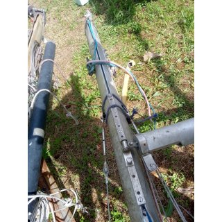 740cm Alu Rigg Mast Baum 300cm einer 6m VB Jolle