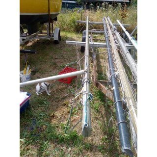 740cm Alu Rigg Mast Baum 300cm einer 6m VB Jolle