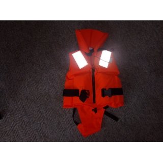 Ohnmachtssicher Rettungsweste 10-15Kg, Brustumfang 34-42cm 100Newtons gebraucht