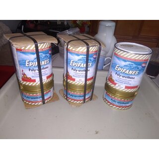 3x 2 Komponenten DD Yacht Lack wei 750g Epifanes ungeffnete Gebrauchtware