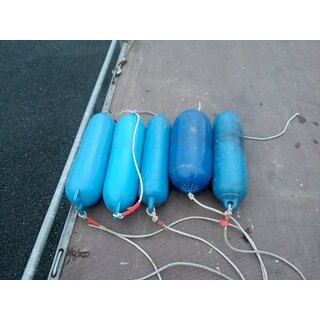 5x Fender blau ca. 45 bis 50cm lter gebraucht