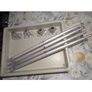 4x Relingsst�tze incl. Fu� ca. 62cm unten � 25mm,...