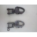 2 x 70mm Messing Patentschekel Wirbel 1x Bolzen VA gebraucht