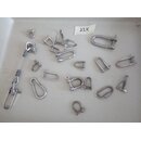 22 x VA Schekel Hacken gebraucht
