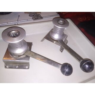 2 x Gibb England Winch incl. Kurbel Fallen Schoten �...