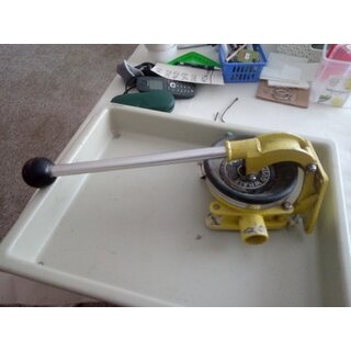 Manuelle Bilgenpumpe gebraucht okay aus altem Boot