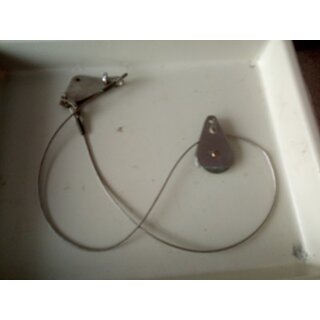 Achterstak 120cm Draht � 3mm wie abgebildet gebraucht