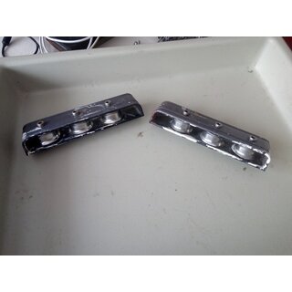 2 x Fallenumlenkung Tau bis � 10mm Alu Ma�e 180x 40 x...