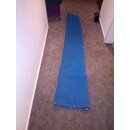 Baumkleid Stoff blau 208cm Lang je Seite vorn 45cm hinten...