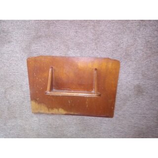 Tritt f�r Niedergang incl. Abschluss Brett breite 69 bis 72 cm, H�he 49cm, der Tritt ist auf  30cm H�he, der Tritt ist 52 x 15cm gebraucht