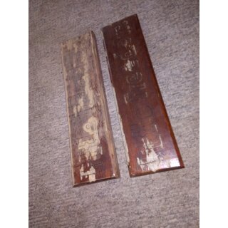 2 x Brett 42 x 12 x 2,5cm es war als Namensschild...