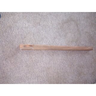 Massiv Teak 990cm 48 x 54mm abgerundete am Ende wurde ein Beschlag angebaut war eine Pinne Gebraucht