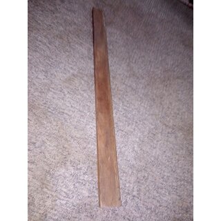 Massiv Hartholz Mahagoni 780 x 53 x 15mm Gebraucht