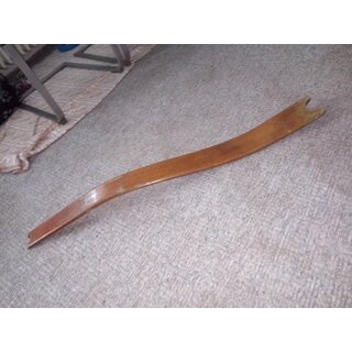 Massiv geschwungen gebogenes Boot Hartholz 990mmlang, 90 zu 60mm breit, 15mm stark Gebraucht