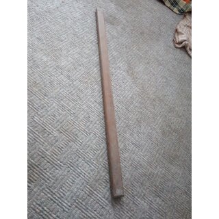 Massiv Hartholz 975 x 45 x 20mm abgerundete Kanten Gebraucht