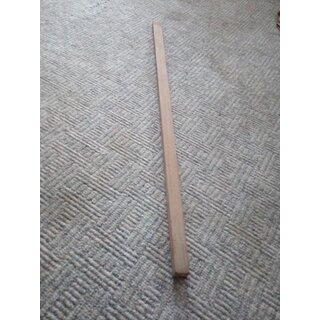 Massiv Hartholz Teak 890 x 24 x 22mm Gebraucht