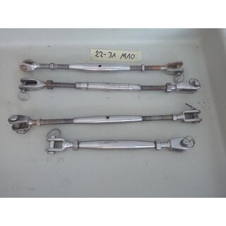 4x Wantenspanner M10 ca. 22-31cm gebraucht