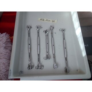 6x Wantenspanner M8 ca. 17-27cm gebraucht