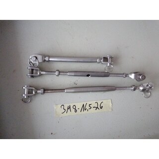 3x Wantenspanner M8 16,5-26cm gebraucht