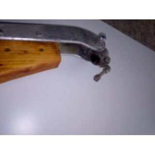 Pinne 70cm, Gesamtlnge 81cm, der Beschlag ist komplett fr eine 24mm evt auch 25mm Gebraucht