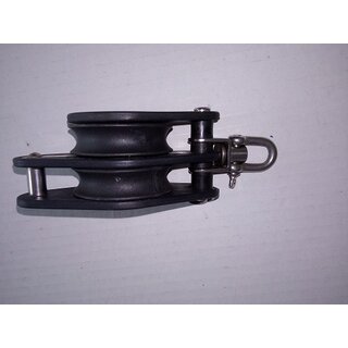 2 x HS Block  8mm auf VA Platte 9,5 x 4,5 x 3cm gebraucht