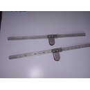 2 x Alu Traveler Schiene Genuaschiene 74cm + Endkappen...