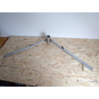 Saling je 70 cm (2 x 3cm) Alu, VA Halterung 10 x 7cm am Mast gebraucht