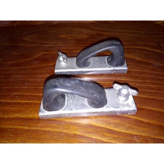 2 x HS Alu Genuaschienen 20mm breit, lnge 50cm, + Endkappen, Genuaschlitten Blcke bis 10mm Leine gebraucht