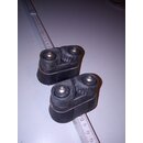 2 x HS Klemme Servo 11 bis  6mm Gebraucht Grundplatte 47...