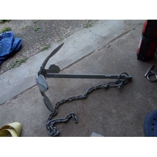 60cm langer Anker  46mm zum zusammenklappen gebraucht.