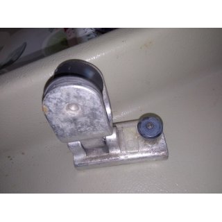 1x Genuaschlitten mit integrierten Block bis  16mm Leine fr 20mm Aluschiene gebraucht