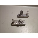 2 x VA Genuaschlitten incl. Wirbel, f�r 24mm breite...