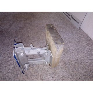 Alu Klapphalterung bis 10PS Gebraucht, Das Brett ist ca. 29,5cm breit 19 cm hoch 4,5cm stark