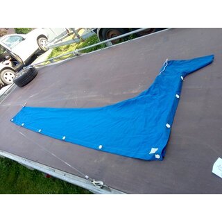 Baumkleid blau Stoff  je Seite 247cm lang, 125 zu 22cm hoch gebraucht