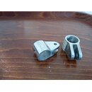 2x Mittelst�ck f�r Rohre Edelstahl Rohr-� 20 mm gebraucht