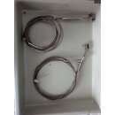 2 x 496cm Wante Vorstag incl Wantenspanner  3mm gewalzte...